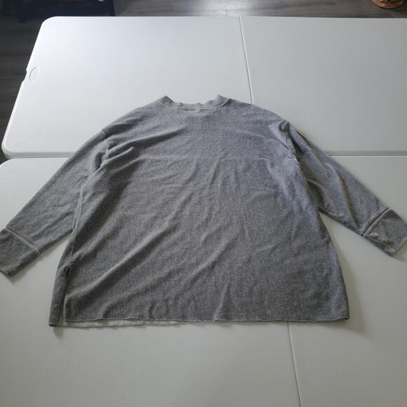 J. Jill Top & Skirt Set Womens 2X 3X Gray Knit Long Sleeve Elastic Waist Modest - Picture 14 of 16